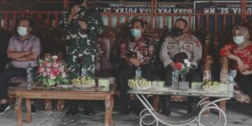 Dandim 0417 Kerinci Resmi Buka Pelaksanaan Karya Bakti di Desa Koto Agung Keliling Danau