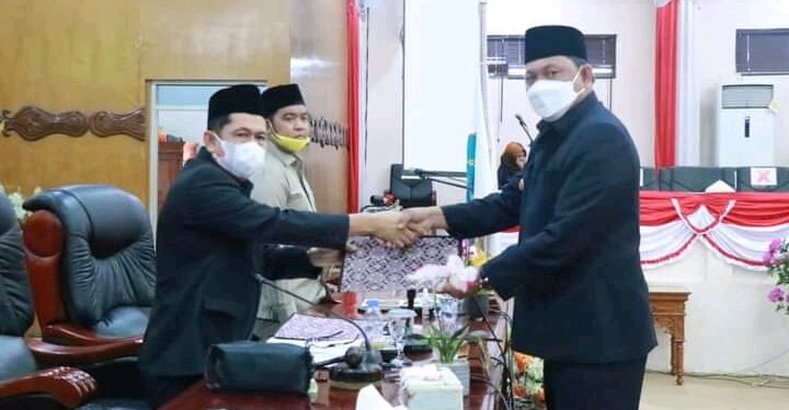 Wabup Hairan Hadiri Rapat Paripurna Keempat DPRD Tanjung Jabung Barat