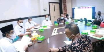 Bupati UAS Ikuti Rakornas Pengendalian Inflasi 2021 Secara Virtual