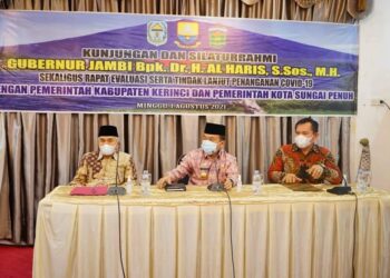 Disambut Bupati Kerinci Dan Walikota Sungai Penuh, Al Haris Lakukan Kunjungan Perdana ke Alam Kerinci