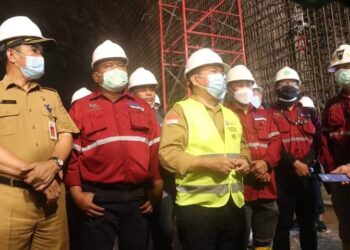 Dukung Pembangunan PLTA Batang Merangin, Al Haris Tinjau Langsung Lokasi Terowongan Air