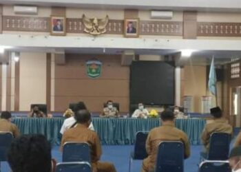 Pimpin Evaluasi Pelaksanaan PPKM Level 3, Wawako Antos : Satgas  Harus Bekerja Keras, Fokus dan Serius