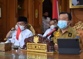 Gubernur Al Haris Siapkan Rencana Strategis Tindak Lanjuti Penetapan PPKM Level IV di Merangin