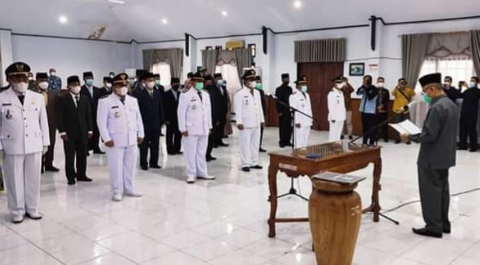 Ini Nama-Nama Eselon lll yang Dilantik Bupati Kerinci