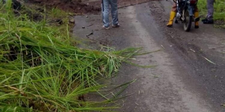 Respon Cepat, Bidang Warshop PUPR Sungai Penuh Bersihkan Longsor di Jalur Ulu Air Bukit Khayangan