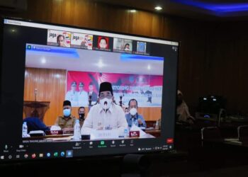 Bupati UAS Hadiri Rapat dengan Direktorat Koordinasi dan Supervisi Wilayah 1 KPK