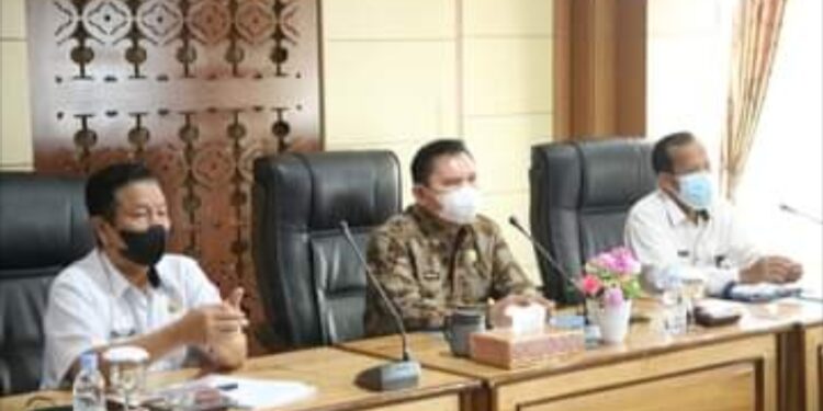 Wako Ahmadi Ikuti Rakornas Pengendalian Inflasi 2021