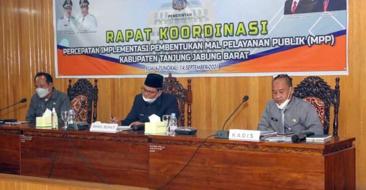 Wabup Hairan Pimpin Rapat Koordinasi Percepatan Implementasi Pembentukan MPP