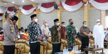 Bupati UAS Ikuti Kunjungan Kerja Panglima TNI Dan Kapolri di Provinsi Jambi Secara Virtual