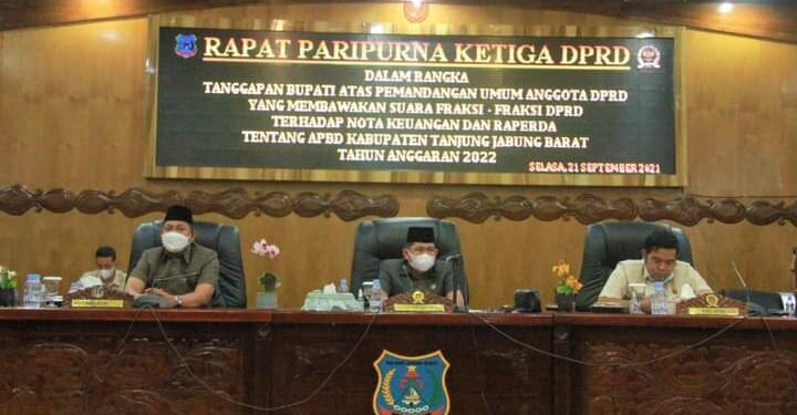 Wabup Hairan Hadiri Rapat Paripurna Ketiga Terkait Nota Keuangan dan APBD