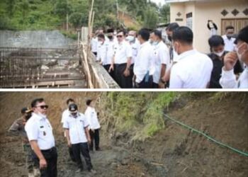 Wako Ahmadi Tinjau Infrastruktur Kecamatan Sungai Bungkal