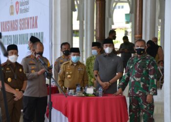 Urutan Enam Nasional, Gubernur Jambi Al Haris Kejar Persentase Vaksinasi Lindungi Warga