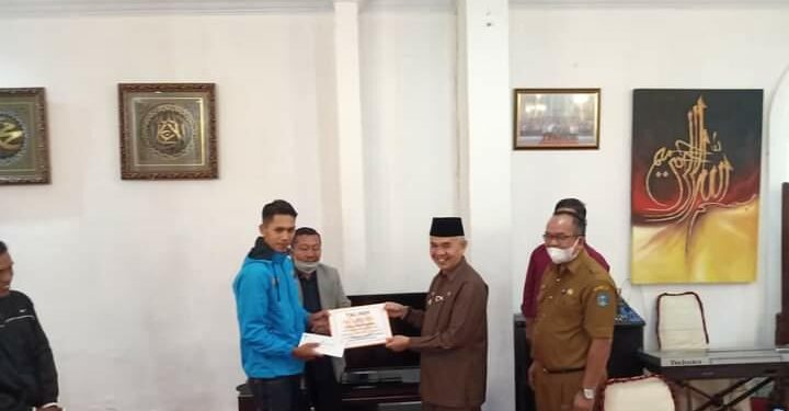 Bupati Adirozal Sambut Para Atlet Kontingen Kerinci