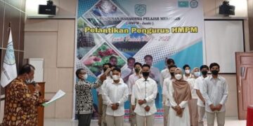 Rio Albadri Resmi di Lantik Sebagai Ketua Umum Himpunan Mahasiswa Pelajar Merangin