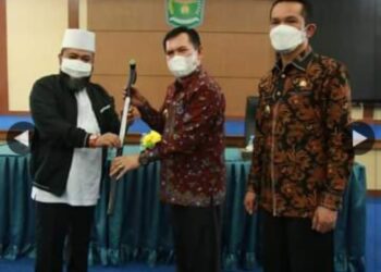 Wako Ahmadi – Wawako Antos Sambut Kunjungan Silaturahmi Walikota Bengkulu