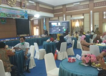 PJ Sekda Alfian Buka Pasar Lelang Komoditas Usaha Terpadu Kota Sungai Penuh