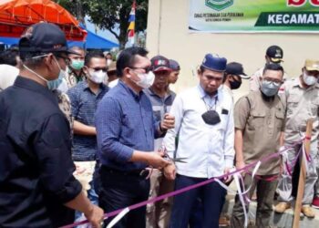 Wako Ahmadi Resmikan Pasar Ternak Sungai Sirah