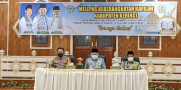 Lepas Keberangkatan Kafilah, Bupati Adirozal: Selamat Berjuang untuk Ananda- Ananda Kami