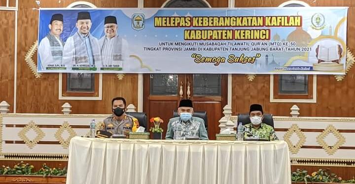 Lepas Keberangkatan Kafilah, Bupati Adirozal: Selamat Berjuang untuk Ananda- Ananda Kami