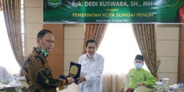Wako AJB Lepas Pamit Ketua PN Dedi Kuswara