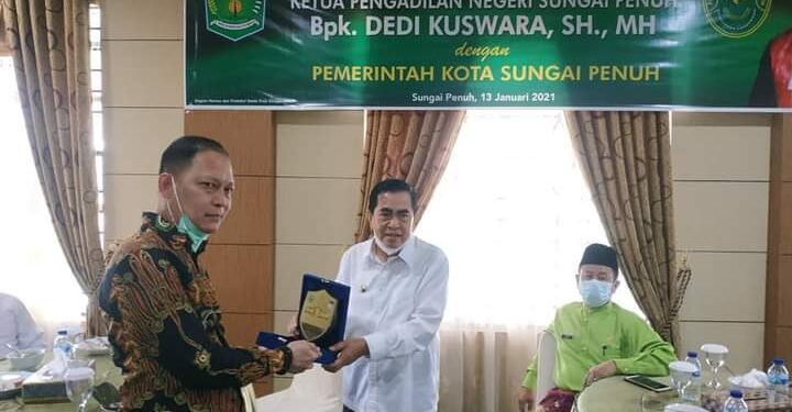 Wako AJB Lepas Pamit Ketua PN Dedi Kuswara