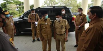 Kunjungan Kerja Gubernur Jambi Disambut Walikota Sungai Penuh