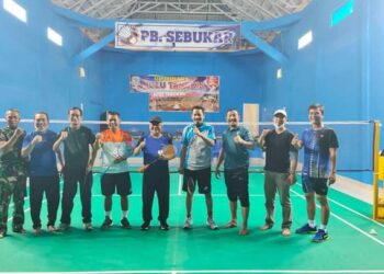 Wabup dan Sekda Kerinci Olahraga Bersama Forkopimda di Desa Sebukar