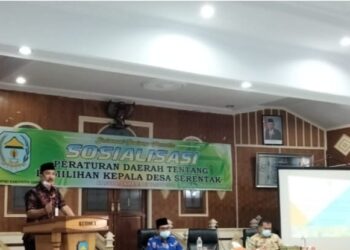 Sekda Asraf Buka Sosialisasi Tentang Pemilihan Kepala Desa Serentak