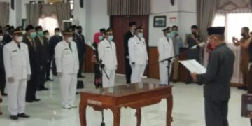 Bupati Adirozal Lantik Pejabat Eselon III Dan IV, Berikut Nama-Namanya