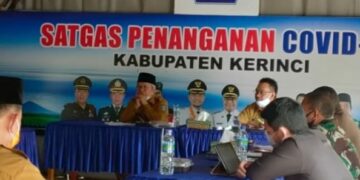 Wabup Ami Taher Hadiri Rapat Evaluasi Penanganaan Covid-19