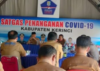 Bupati Kerinci Pimpin Rapat Tim Satgas Penanganan Covid-19