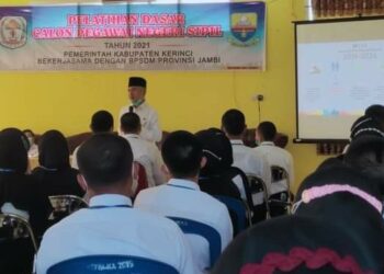 Bupati Kerinci Jadi Pemateri Latsar CPNS Pemkab Kerinci 2021