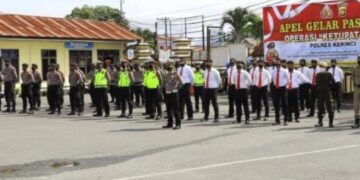 Bupati Kerinci Adirozal Pimpin Apel Gelar Pasukan Operasi Ketupat 2021