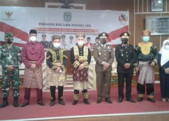 Bupati Kerinci Hadiri Upacara Hari Lahir Pancasila 2021 Secara Virtual
