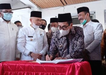 Pemkab Kerinci Serahkan Sisa Aset Ke Pemkot Sungai Penuh disaksikan KPK RI, Kemendagri dan Sekda Provinsi Jambi