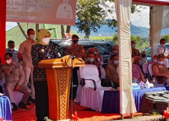 Adirozal Hadiri Acara Vaksinasi Massal Covid 19 di Kerinci, Dibuka Langsung Pj.Gubernur Jambi