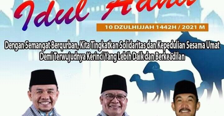 Pemkab Kerinci Mengucapkan Selamat Hari Raya Idul adha 1442H