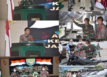 Perkuat Satgas BINTER TNI AD, SKK Migas – SKK Sumbagsel Serahkan Kendaraan Operasional