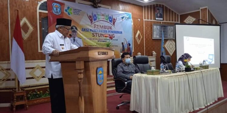 Wakil Bupati Ami Taher Buka Acara Rembuk Aksi Percepatan Penurunan Stunting