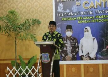 Bertajuk Canting Emas, Bupati UAS Buka Pelatihan Membatik