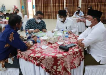 Bupati UAS Pimpin Rapat Tindak Lanjut Terkait Pembangunan Jembatan Sungai Nibung