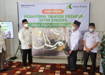 Wagub Abdullah Sani Resmikan Pesantren Qur’an dan Tahfizh Preneur Yayasan Askar Kauny