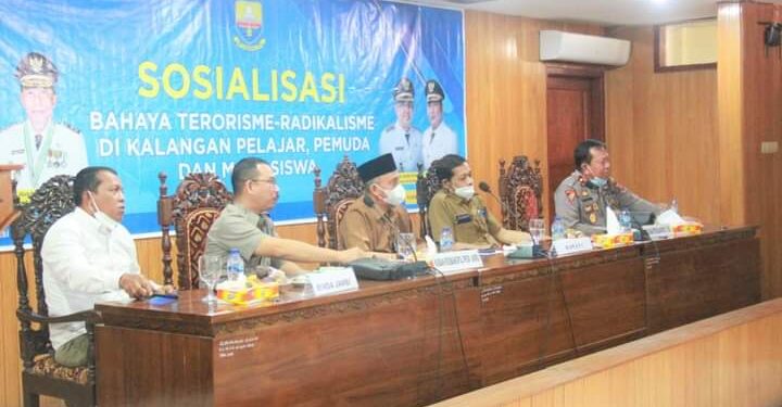 Sekda Agus Sanusi Buka Sosialisasi Bahaya Terorisme dan Radikalisme