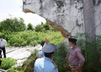 Gubernur Al Haris Tinjau Tembok Lapas Sarolangun Yang Roboh
