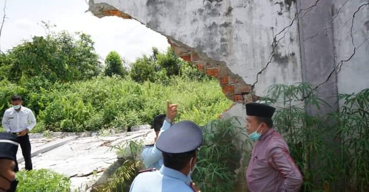 Gubernur Al Haris Tinjau Tembok Lapas Sarolangun Yang Roboh