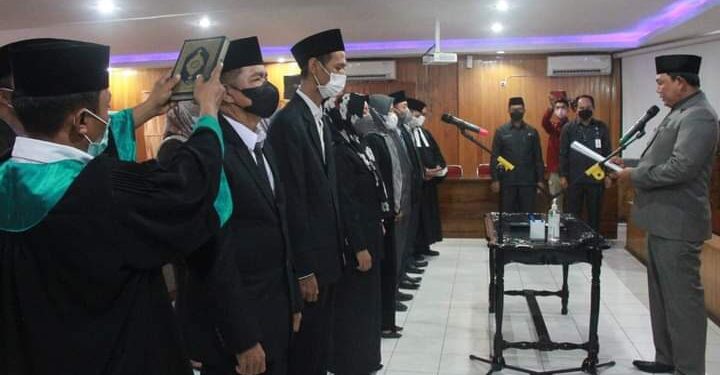 Wabup Hairan Lantik Belasan Pejabat Struktural