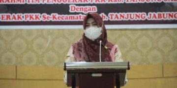 Ketua TP PKK Tanjab Barat Ajak Masyarakat Teladani Akhlak Agung Rasulullah Saw
