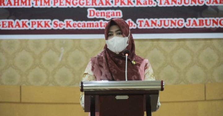 Ketua TP PKK Tanjab Barat Ajak Masyarakat Teladani Akhlak Agung Rasulullah Saw