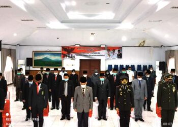 Hadiri Peringatan Hari Kesaktian Pancasila, Bupati Adirozal: Mari Kita Jaga Persatuan dan Kesatuan