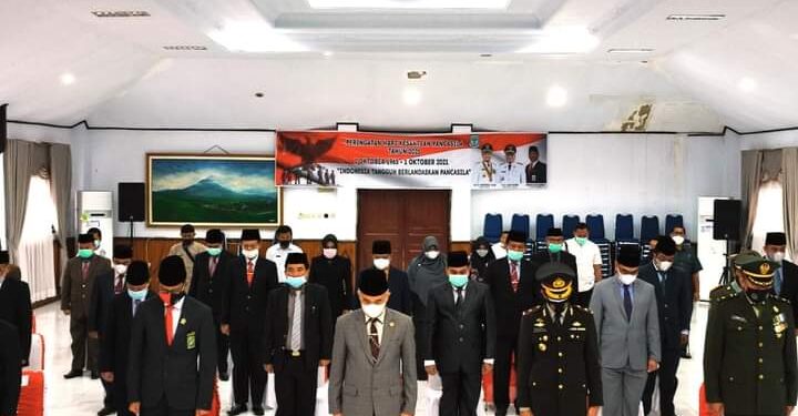 Hadiri Peringatan Hari Kesaktian Pancasila, Bupati Adirozal: Mari Kita Jaga Persatuan dan Kesatuan